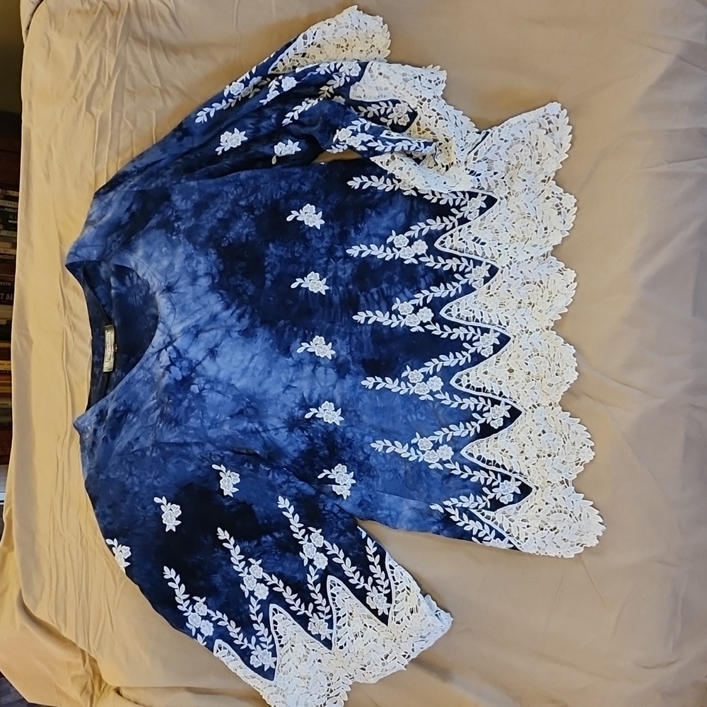 Boho Tie Dye Blouse